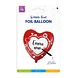 Paper Dreams Heart Helium Balloon 45cm Deflated | per piece