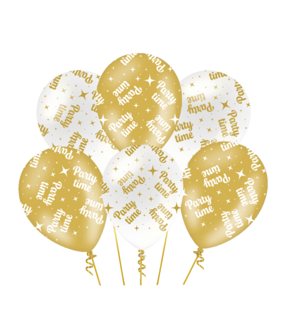 Paper Dreams Ballonnen Party Time Fancy 30cm | 6 stuks