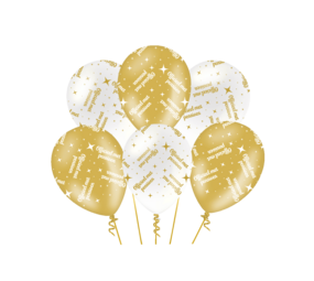 Paper Dreams Ballonnen Pensioen Fancy 30cm | 6 stuks