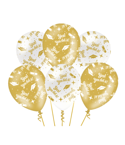 Paper Dreams Ballons fantaisie « Tu l'as fait » 30 cm | 6 pièces