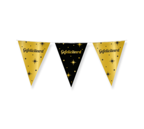 Paper Dreams Vlaggenlijn Slinger Gefeliciteerd Classy | 10 meter