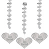 Folat Hängende Dekoration „Just Married“, 75 cm | 3 Stück Folat Hängende Dekoration „Just Married“, 75 cm | 3 Stück