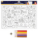 Paper Dreams Sinterklaas Kleurplaat Placemats | 4 stuks Paper Dreams Sinterklaas Kleurplaat Placemats | 4 stuks
