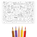 Paper Dreams Sinterklaas Coloring Placemats | 4 pieces