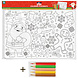 Paper Dreams Kerst Kleurplaat Placemats | 4 stuks Paper Dreams Kerst Kleurplaat Placemats | 4 stuks