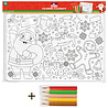 Paper Dreams Christmas Coloring Placemats | 4 pieces Paper Dreams Christmas Coloring Placemats | 4 pieces