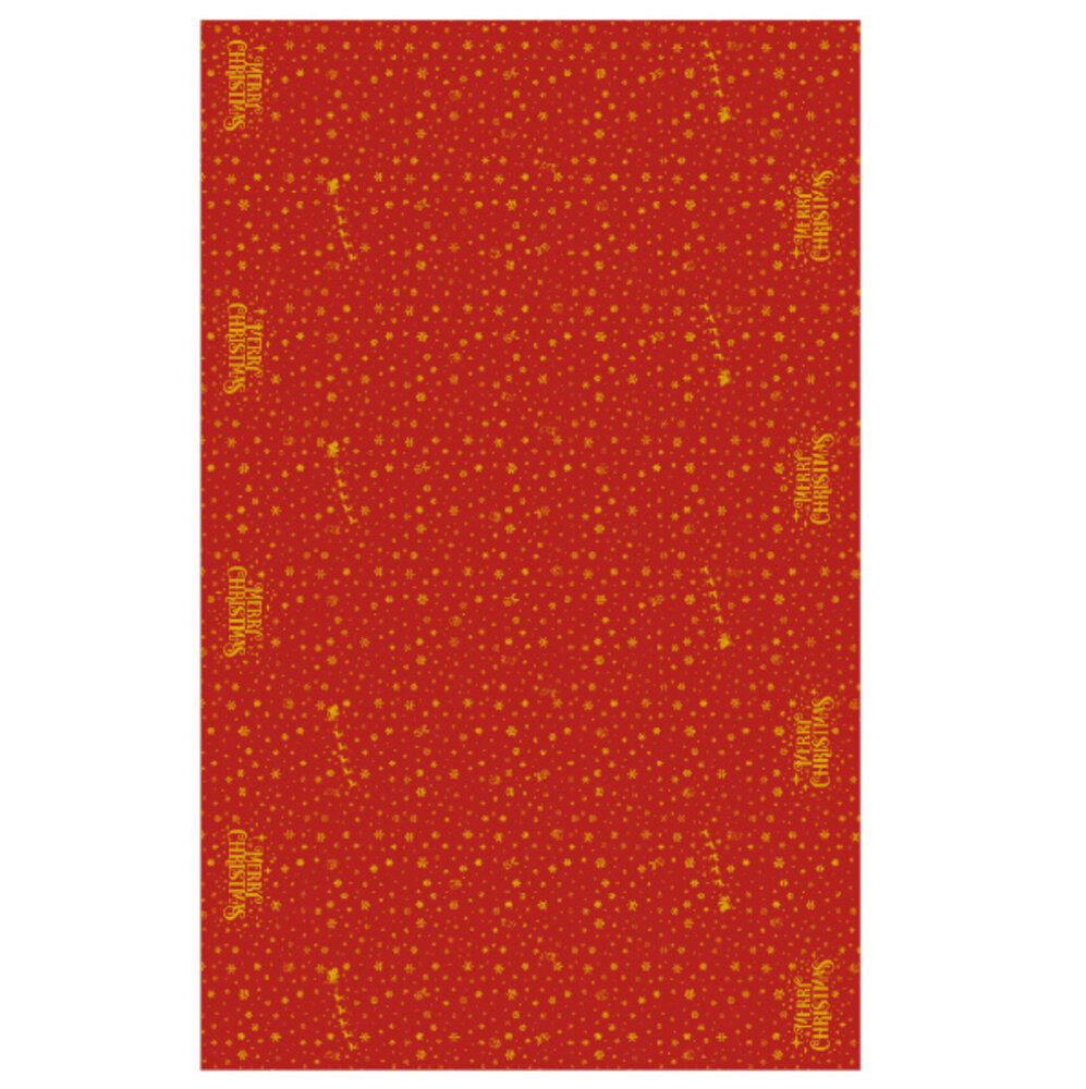 Paper Dreams Red Christmas Tablecloth 274x137cm | per piece Paper Dreams Red Christmas Tablecloth 274x137cm | per piece