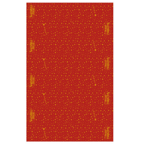 Paper Dreams Red Christmas Tablecloth 274x137cm | per piece Paper Dreams Red Christmas Tablecloth 274x137cm | per piece