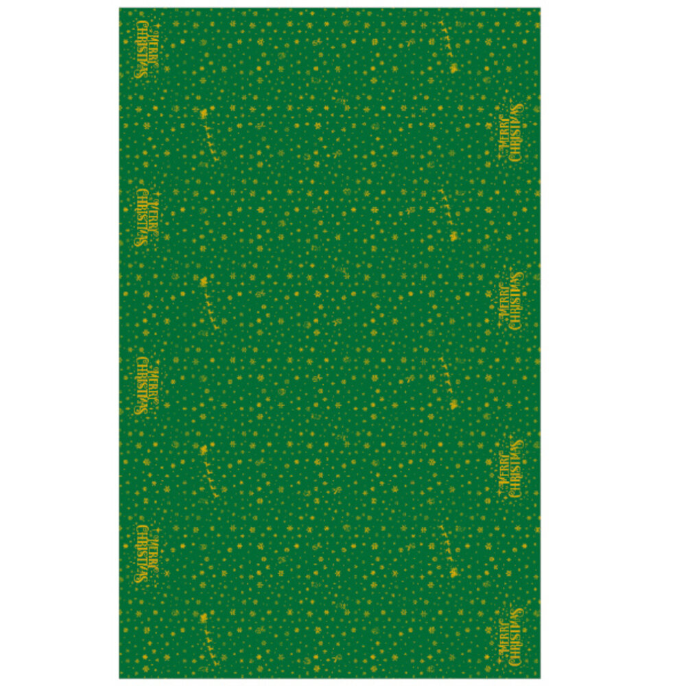 Paper Dreams Christmas Tablecloth Green 274x137cm | per piece Paper Dreams Christmas Tablecloth Green 274x137cm | per piece