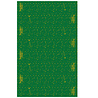 Paper Dreams Nappe de Noël verte 274 x 137 cm | à l'unité