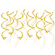Paper Dreams Décoration à volutes dorées 70 cm | 12 pièces