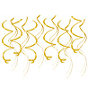 Paper Dreams Goldene Wirbeldekoration 70 cm | 12 Stück Paper Dreams Goldene Wirbeldekoration 70 cm | 12 Stück