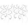 Paper Dreams Decoratie Swirls Zilver 70cm | 12 stuks Paper Dreams Decoratie Swirls Zilver 70cm | 12 stuks