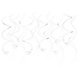 Paper Dreams Volutes décoratives blanches 70 cm | 12 pièces