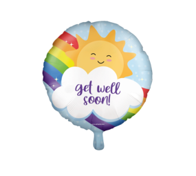 Paper Dreams Ballon à l'hélium « Bon rétablissement » 45 cm dégonflé | à l'unité Paper Dreams Ballon à l'hélium « Bon rétablissement » 45 cm dégonflé | à l'unité