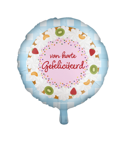 Paper Dreams Gefeliciteerd 2 Helium Ballon 45cm Leeg | per stuk Paper Dreams Gefeliciteerd 2 Helium Ballon 45cm Leeg | per stuk