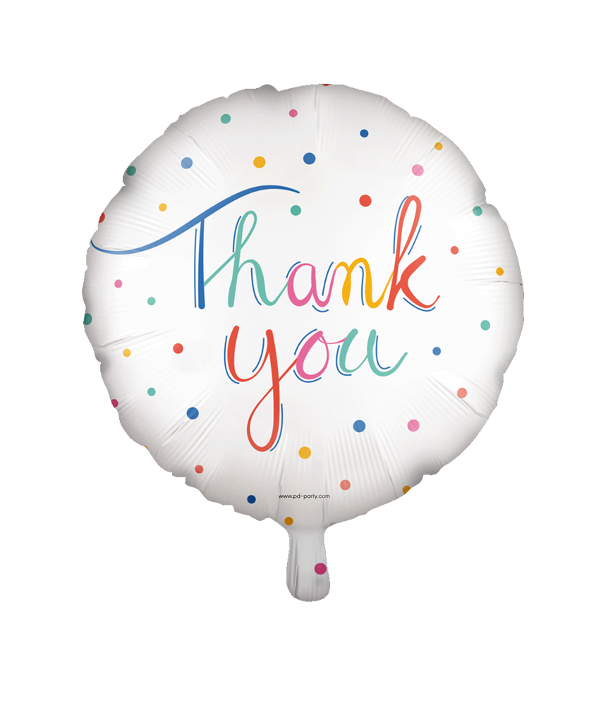 Paper Dreams Thank You Helium Ballon 45cm Leeg | per stuk Paper Dreams Thank You Helium Ballon 45cm Leeg | per stuk