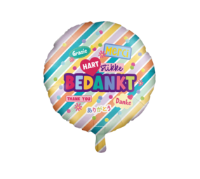 Paper Dreams Thank You Helium Balloon 45cm Deflated | per piece Paper Dreams Thank You Helium Balloon 45cm Deflated | per piece