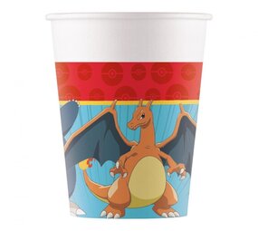 Procos Party Pokémon-Becher 200 ml | 8 Stück