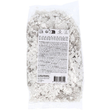 Folat Witte Confetti Papier 100gr | per stuk
