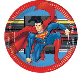 Procos Party Superman Borden Krypton 23cm | 8 stuks