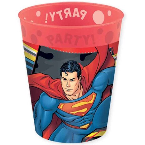 Procos Party Superman Traktatie Bekers Krypton 250ml | 4 stuks Procos Party Superman Traktatie Bekers Krypton 250ml | 4 stuks