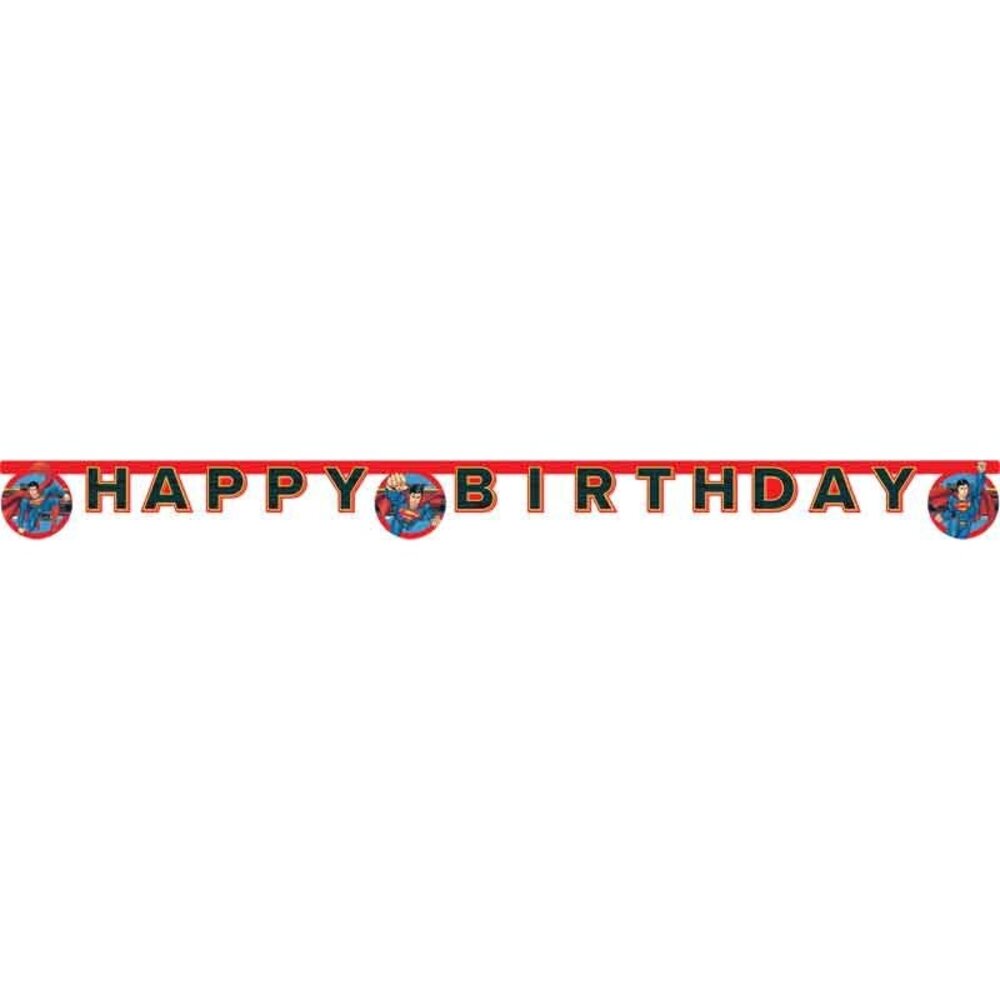 Procos Party Superman-Buchstabengirlande Krypton 2 m | pro Stück