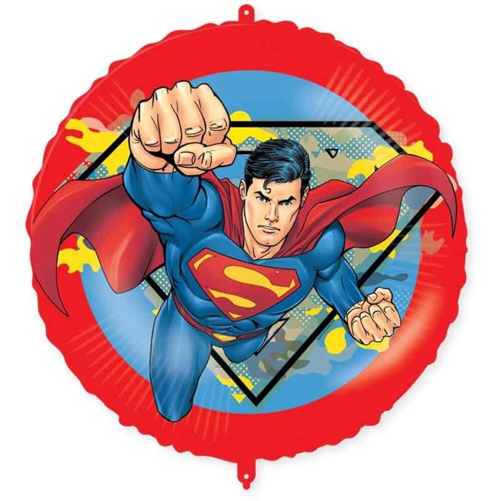 Procos Party Superman Helium Ballon Krypton 46cm Leeg | per stuk