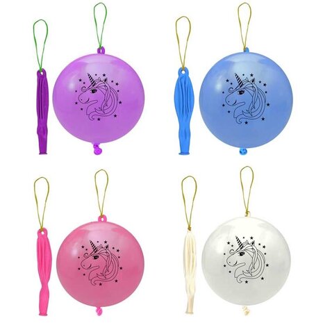 Henbrandt Bounce Ballon Unicorn 40cm | 5 stuks