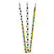 LG Imports Crayons de football avec gomme, environ 19 cm | 12 pièces