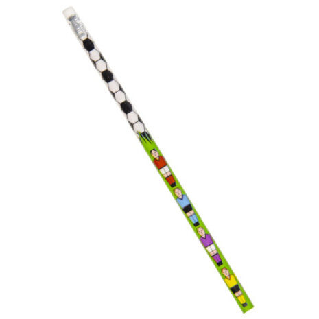 LG Imports Crayons de football avec gomme, environ 19 cm | 12 pièces