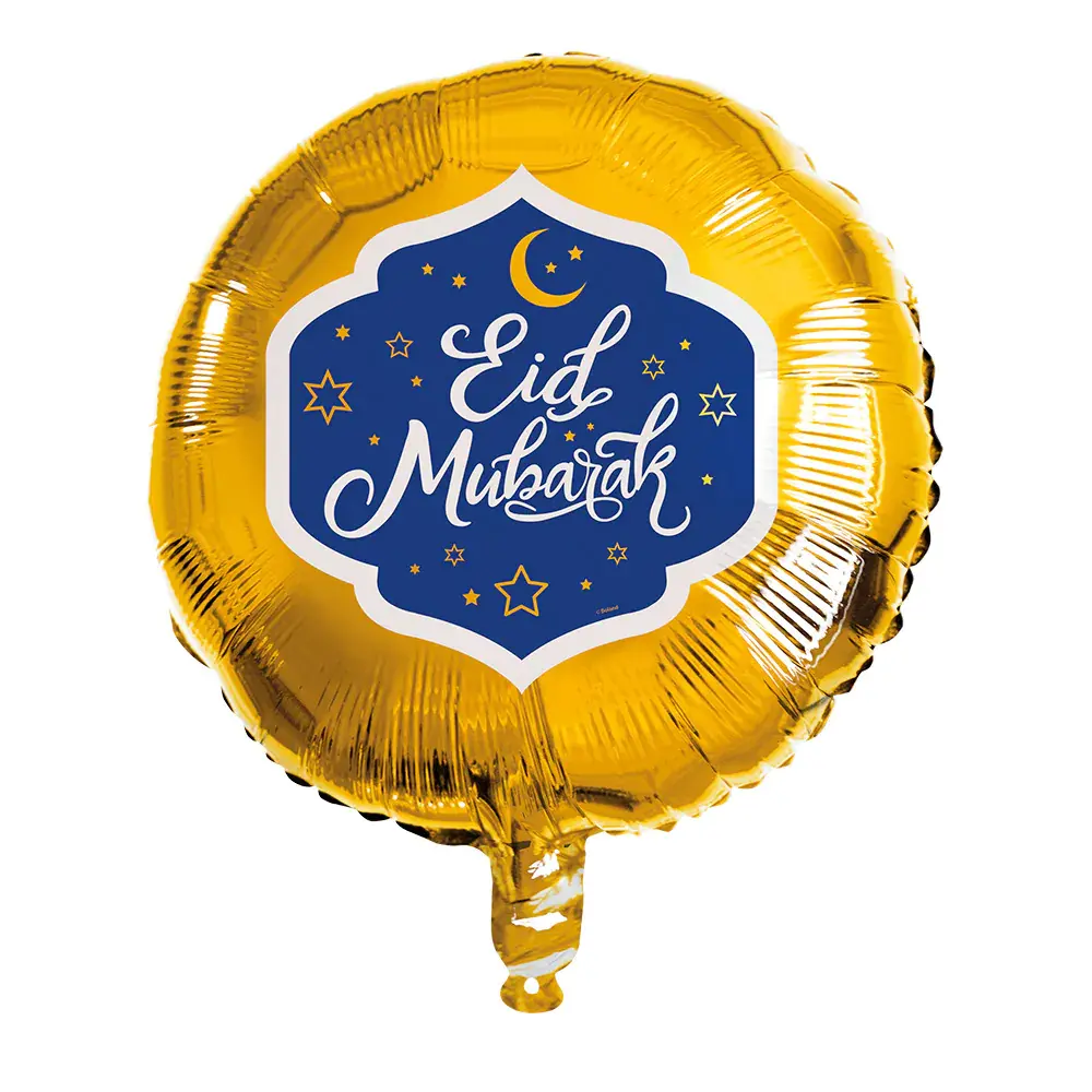 Boland Eid Mubarak Heliumballon 45 cm (unaufgeblasen) | pro Stück