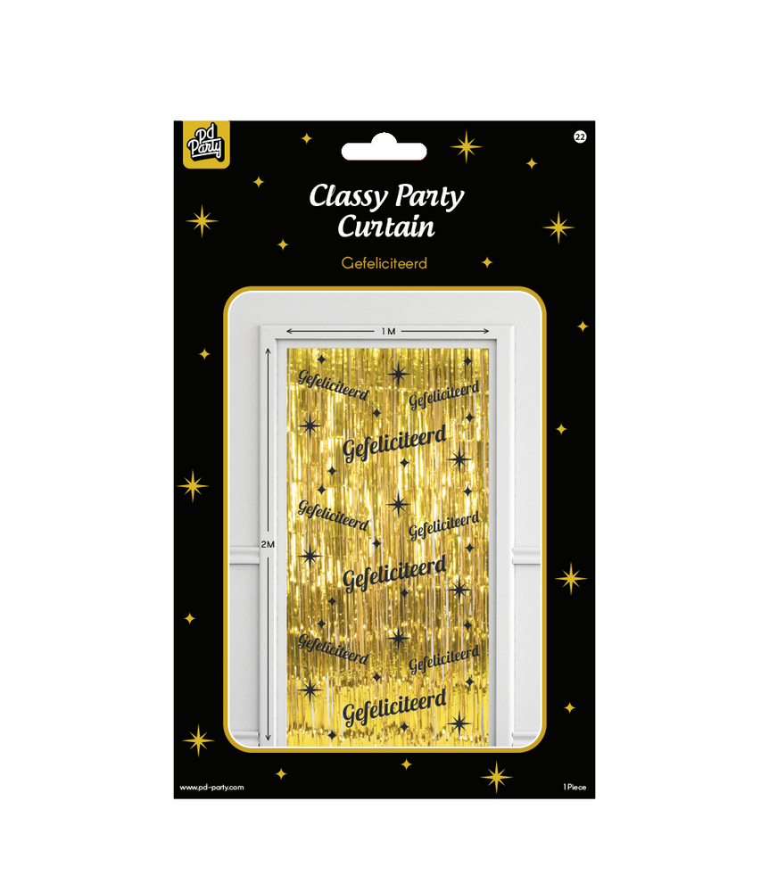 Paper Dreams Door Curtain Congratulations Classy 100x200cm | per piece
