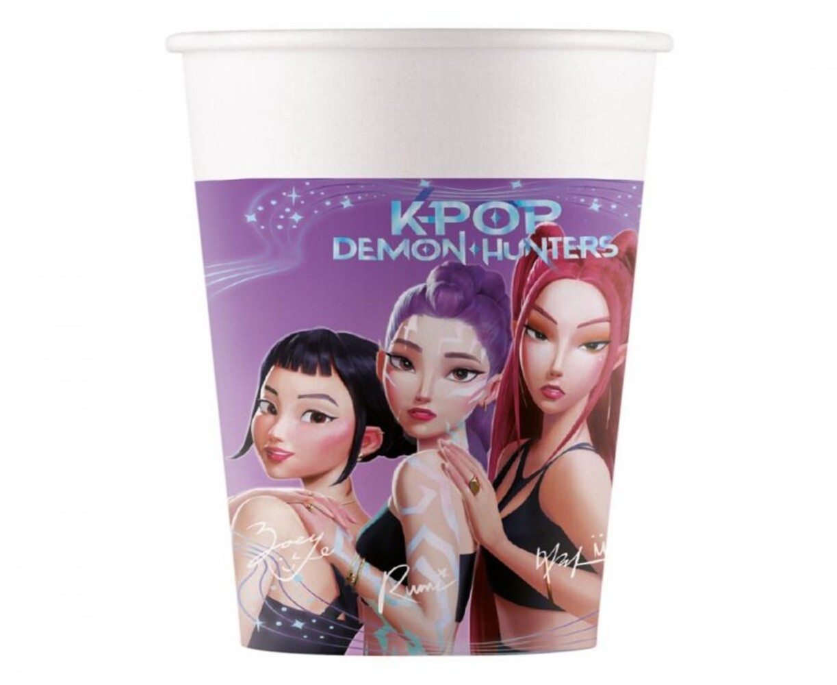 Procos Party Gobelets K-Pop Chasseurs de Démons 200 ml | 8 pièces
