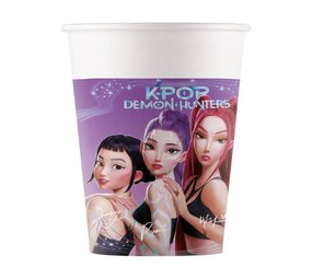Procos Party K-Pop Demon Hunters Bekers 200ml | 8 stuks Procos Party K-Pop Demon Hunters Bekers 200ml | 8 stuks