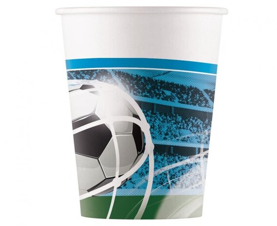 Procos Party Soccer Fans Football Cups 200ml | 8 pieces
