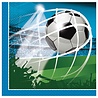 Procos Party Fußballservietten für Fans, 33 x 33 cm | 20 Stück Procos Party Fußballservietten für Fans, 33 x 33 cm | 20 Stück