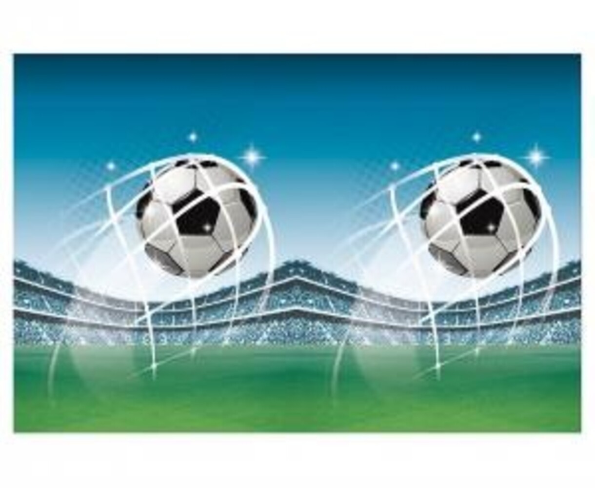Procos Party Voetbal Tafelkleed Soccerfans 120x180cm | per stuk