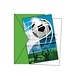 Procos Party Invitations de football pour les fans de soccer 14x10cm | 6 pièces