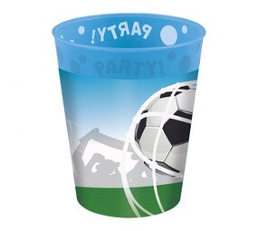 Procos Party Gobelets à friandises sur le thème du football pour les fans de foot 250 ml | 4 pièces