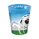 Procos Party Voetbal Traktatie Bekers Soccerfans 250ml | 4 stuks