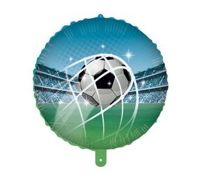 Procos Party Fußball-Heliumballon für Fußballfans, unaufgeblasen, 45 cm | pro Stück