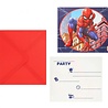 Procos Party Spiderman Crime Fighter Invitations | 6 pieces