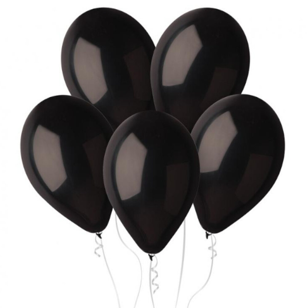 Gemar Zwarte Ballonnen 28cm | 100 stuks