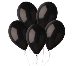Gemar Zwarte Ballonnen 28cm | 100 stuks