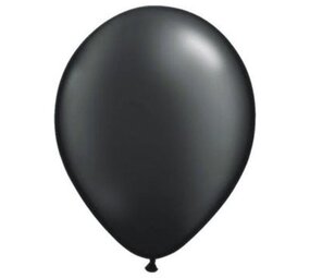 Folat Ballons métallisés noirs 30 cm | 10 pièces