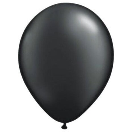 Folat Schwarze Metallic-Luftballons, 30 cm | 10 Stück