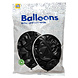 Paper Dreams Ballons métallisés noirs 30 cm | 10, 25, 50 ou 100 pièces