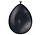 Schwarze Metallic-Luftballons, 30 cm | 10, 25, 50 oder 100 Stück
