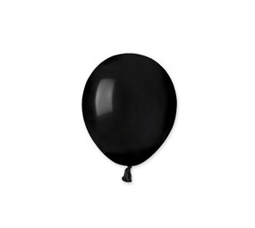 Gemar Zwarte Ballonnen 13cm | 100 stuks